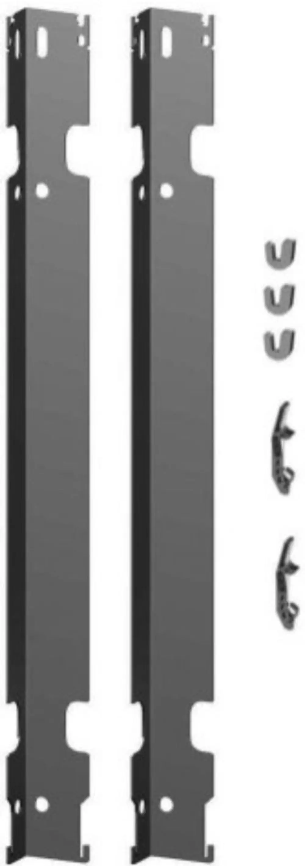Kermi Wandkonsolen-Set lang BH 700mm, galvanisch verzinkt, ZB02590018